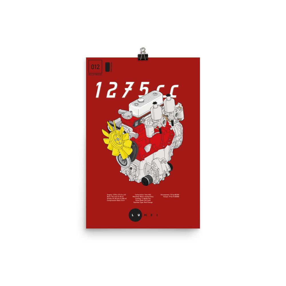 1275cc A-Series - Poster - Classic Mini DIY