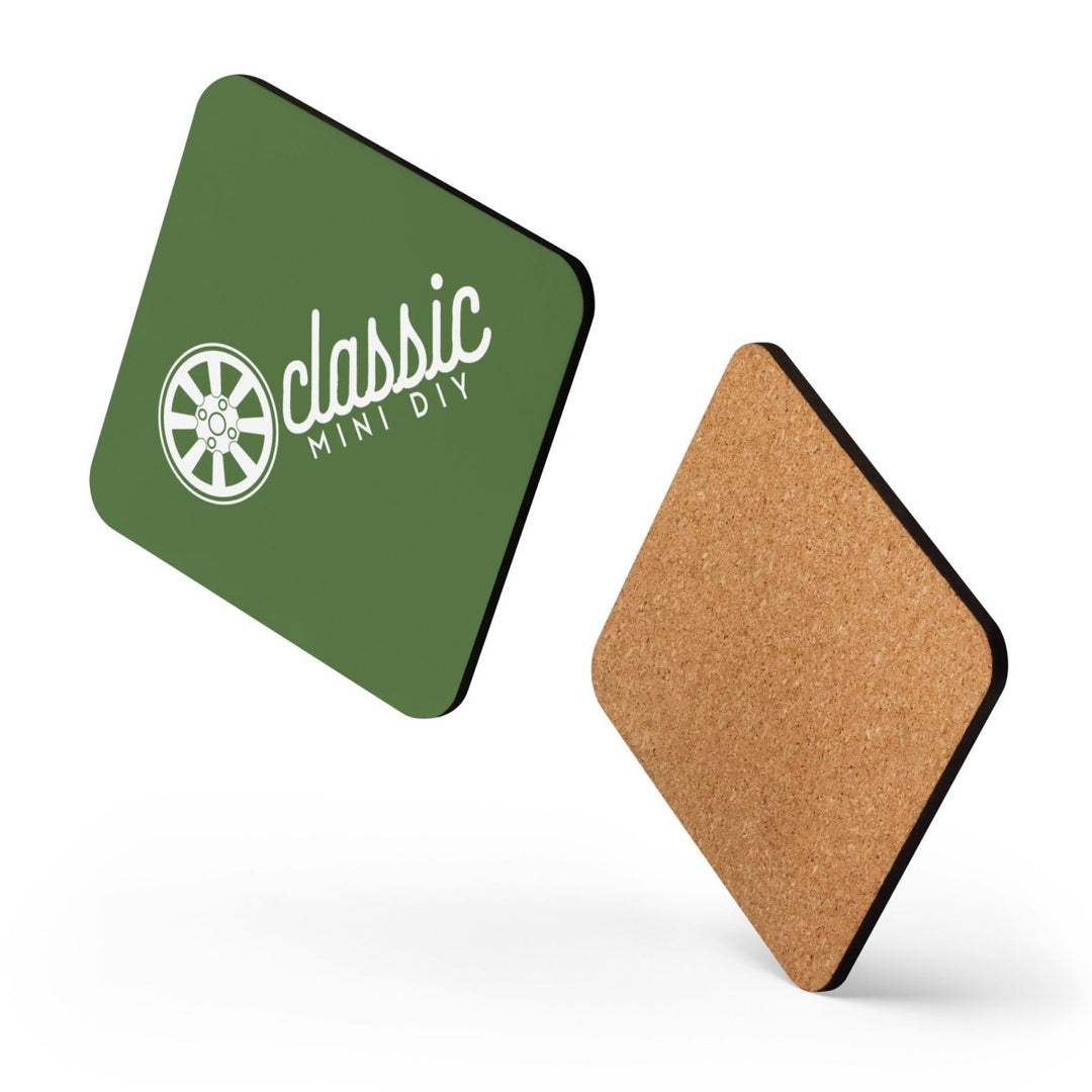 Cork-back Classic Mini DIY Coaster - Classic Mini DIY