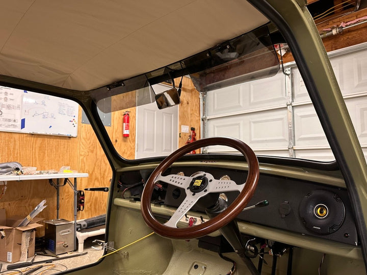 Early Mk1 Mini - Acrylic Visor Replacements(Pair) - Classic Mini DIY