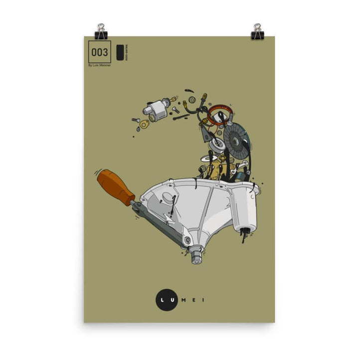 English Wok - Poster - Classic Mini DIY