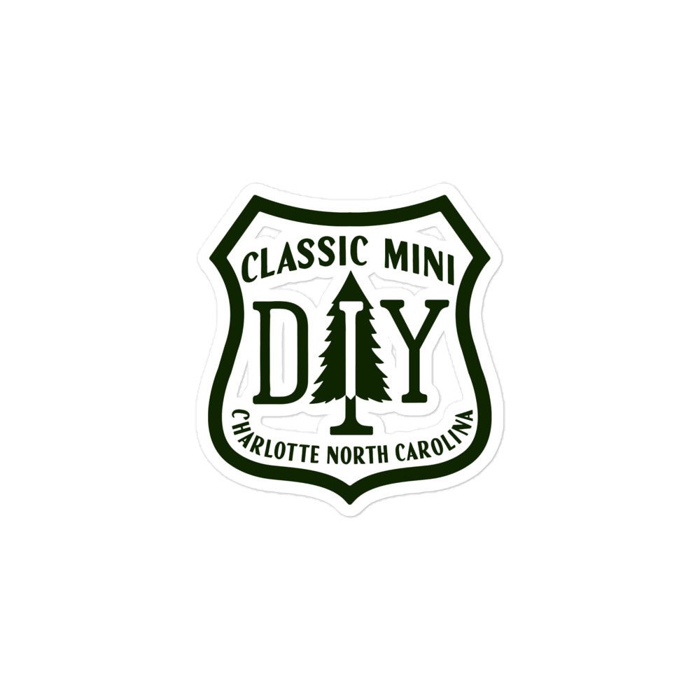 Forest Service CMDIY Die - cut Sticker - Classic Mini DIY