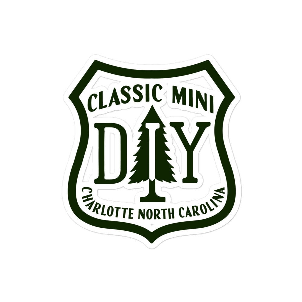 Forest Service CMDIY Die - cut Sticker - Classic Mini DIY