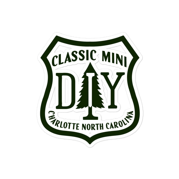Forest Service CMDIY Die - cut Sticker - Classic Mini DIY