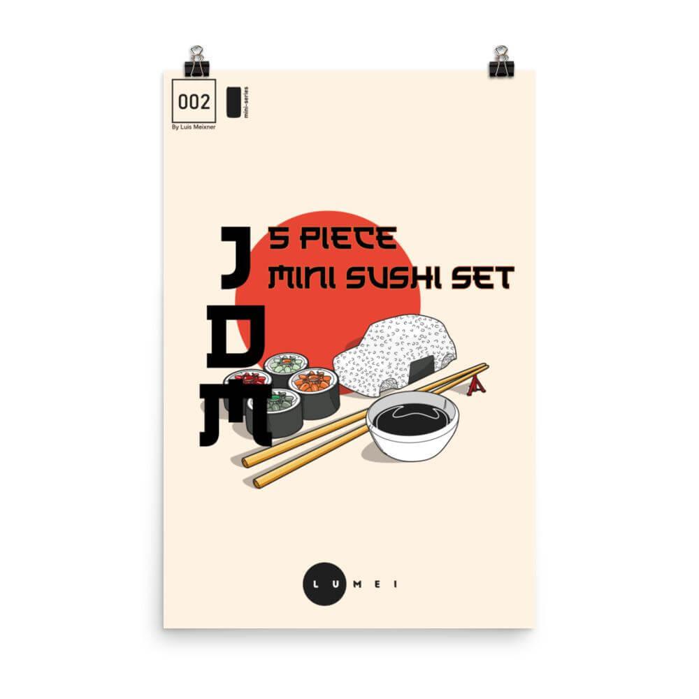 Mini Sushi Set - Poster - Classic Mini DIY