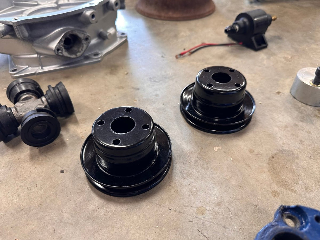 Powdercoated Standard Water Pump Pulley - Classic Mini DIY