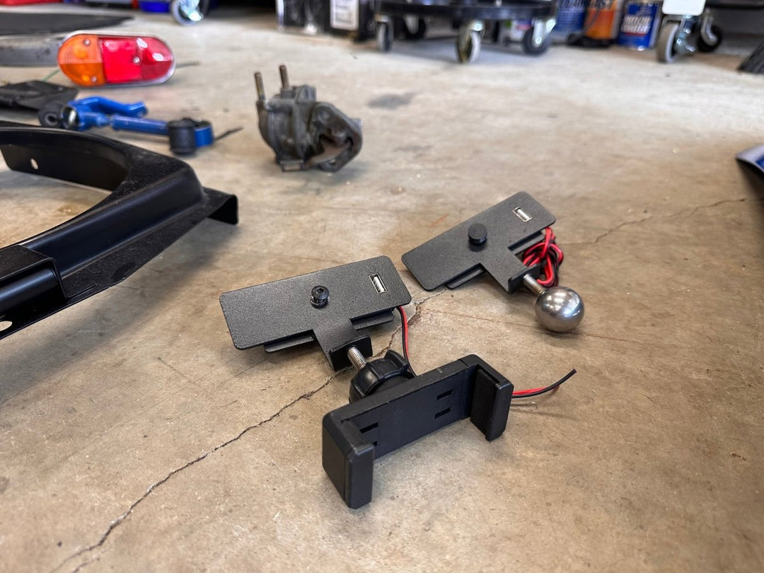 Prototype Mk1 Retro Components Phone Mount - Sold Each - Classic Mini DIY
