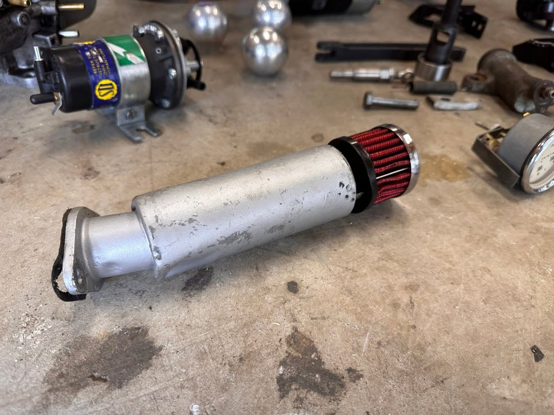 Silver Breather with Filter - Classic Mini DIY