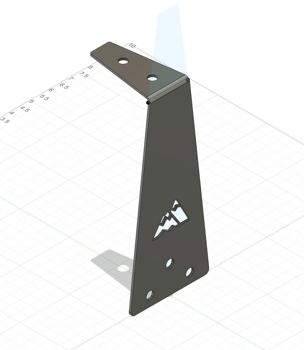 Teardrop Trailer Roof Rack Brackets - Classic Mini DIY