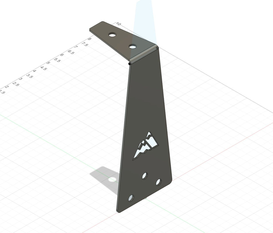 Teardrop Trailer Roof Rack Brackets - Digital Files - Classic Mini DIY