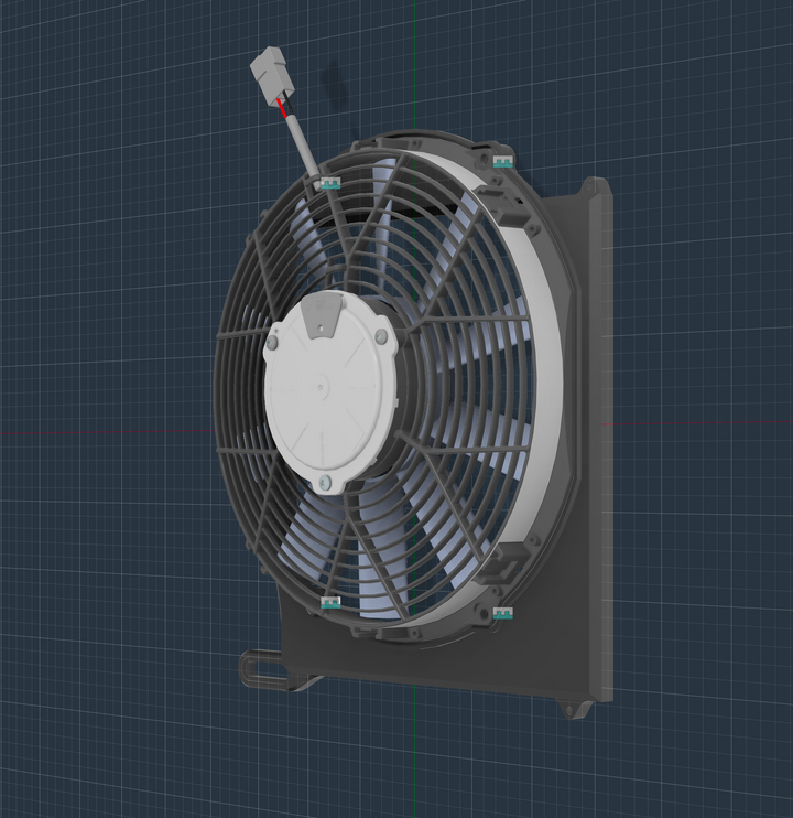 Complete Electric Fan Conversion Shroud Kit