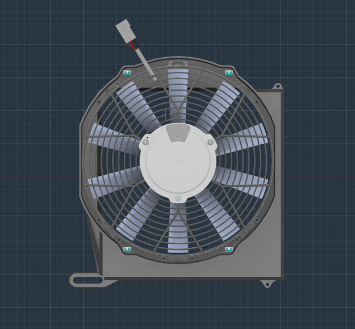 Complete Electric Fan Conversion Shroud Kit