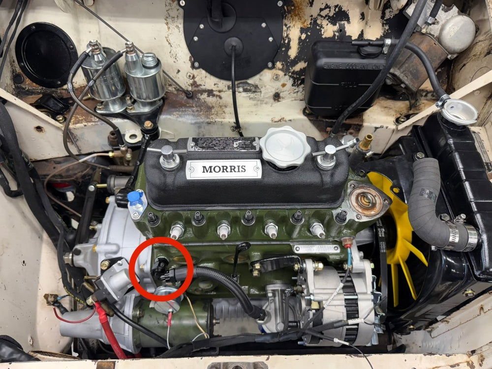 Block Oil AN Fitting - Oil Transfer Line - Classic Mini DIY