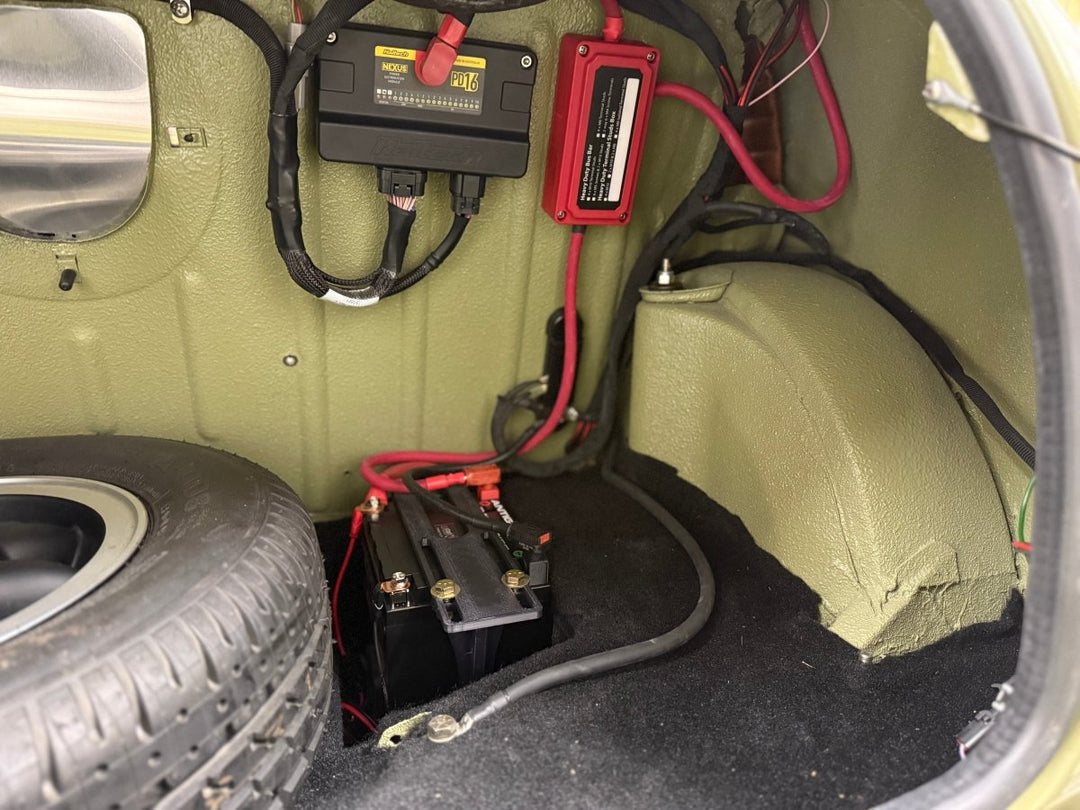 Classic Mini Battery Tie Down System - Classic Mini DIY