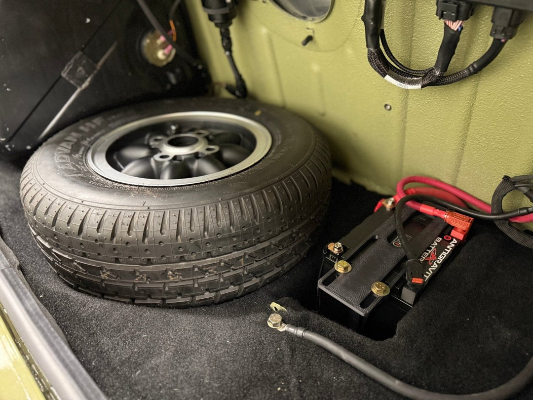 Classic Mini Battery Tie Down System - Classic Mini DIY