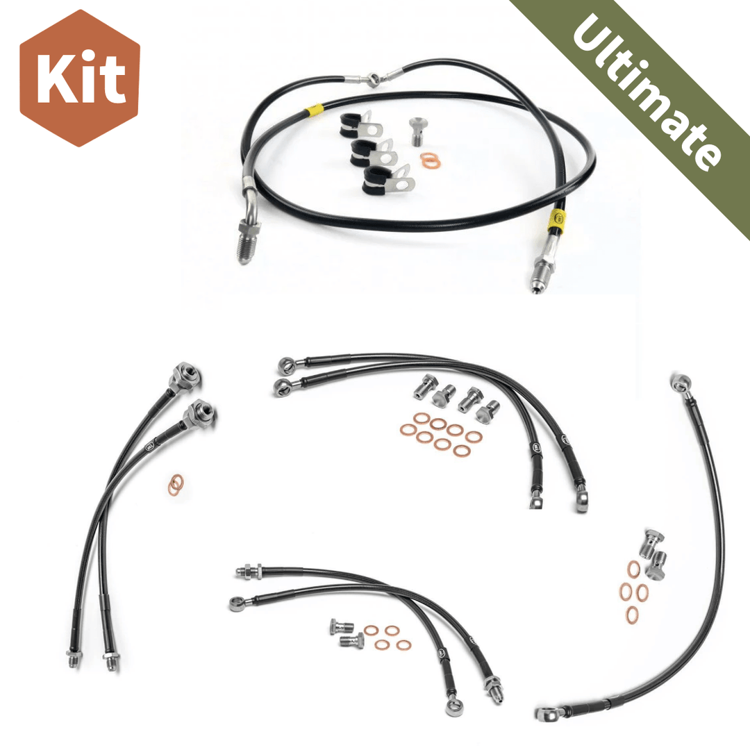 Ultimate - Stainless Line Kit (Late Mini) - Classic Mini DIY