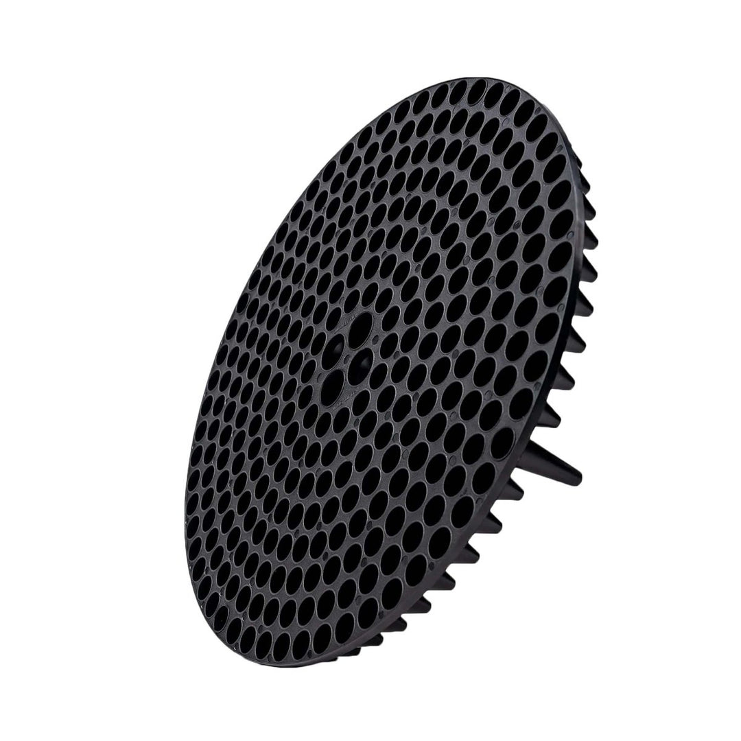 WASH&WHIPS Chenille Premium Scratch - Free Microfiber Lint - Free Blue Wash Mitt 8" x 10"in & Black Pitstop Particle Interceptor - Classic Mini DIY