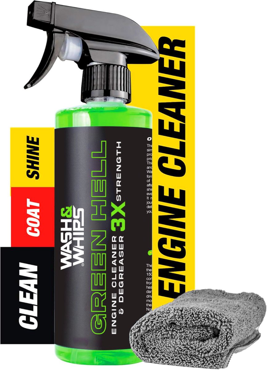 WASH&WHIPS Green Hell Engine Cleaner & Degreaser - Classic Mini DIY