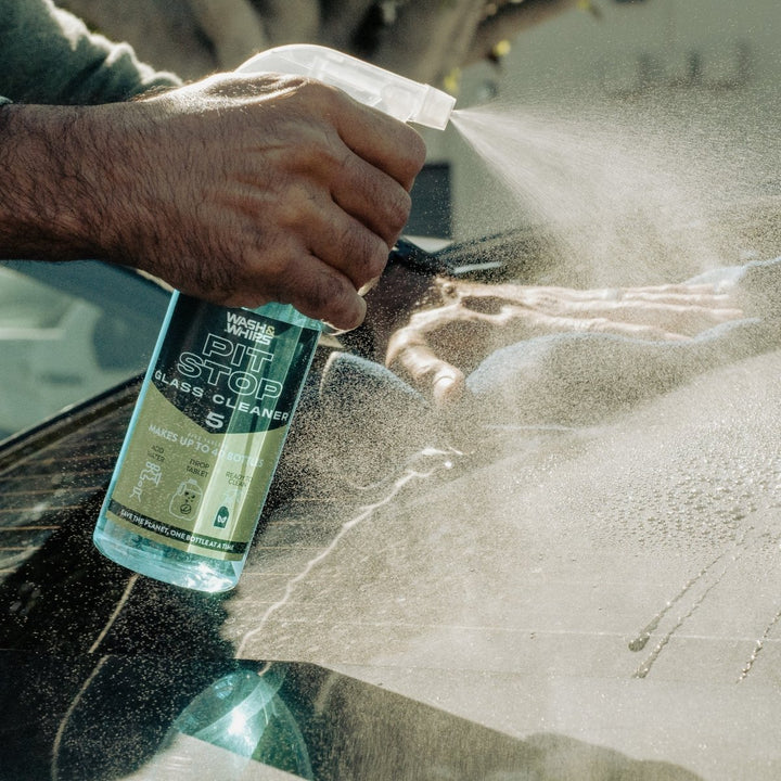 WASH&WHIPS Pit Stop Glass Cleaner / All Surface Cleaner Refill Tablets (Makes 5 Gallons) - Classic Mini DIY