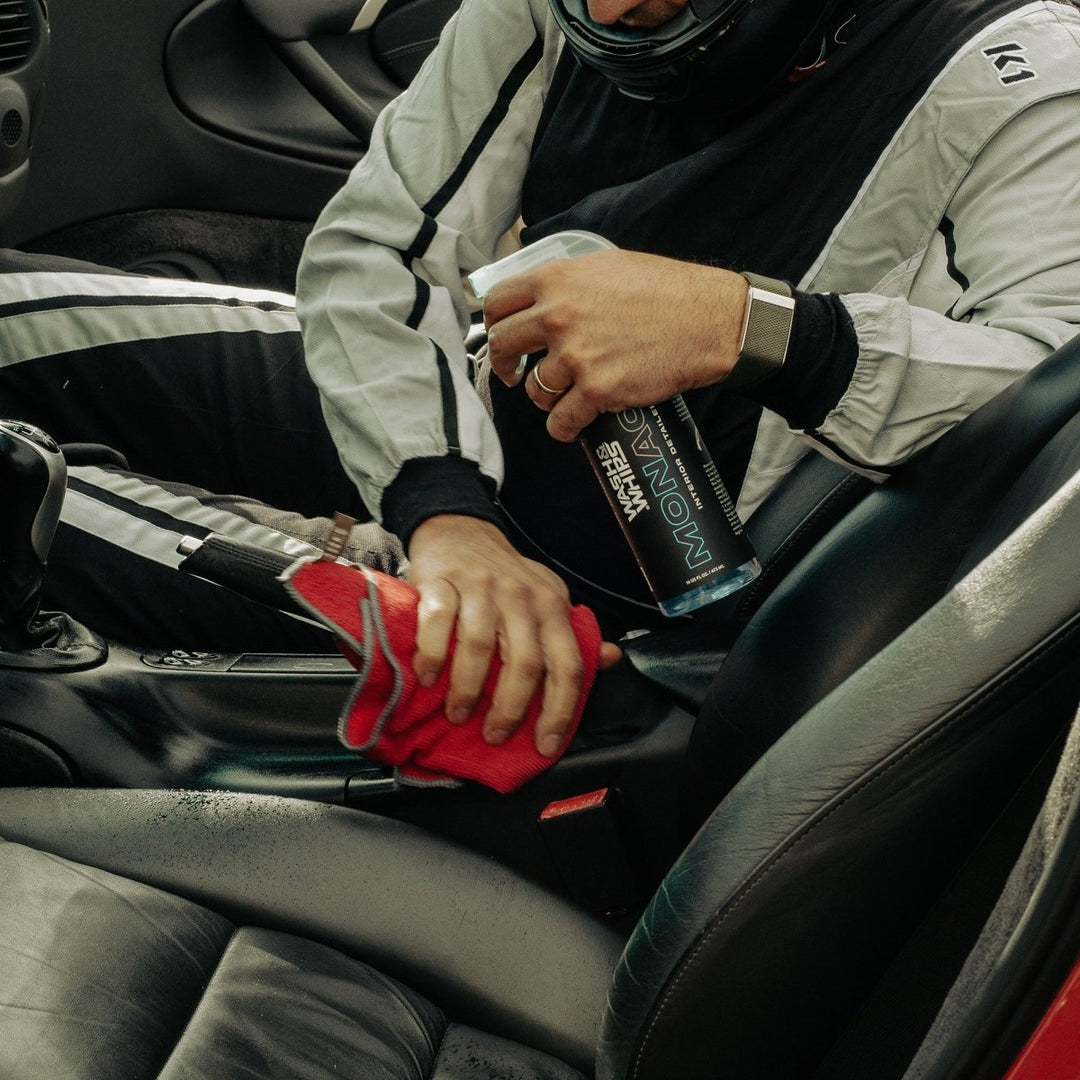 WASH&WHIPS Quick Detailing Pro Kit for Auto Detailing - 16 - Piece Complete Car Care Set - Classic Mini DIY