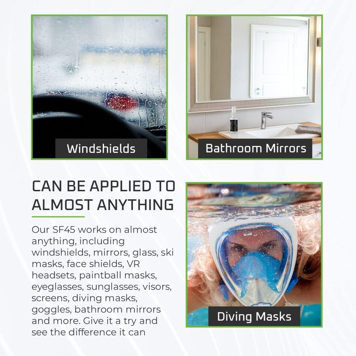 WASH&WHIPS SF45 Anti - Fog For Car Windshields - Classic Mini DIY