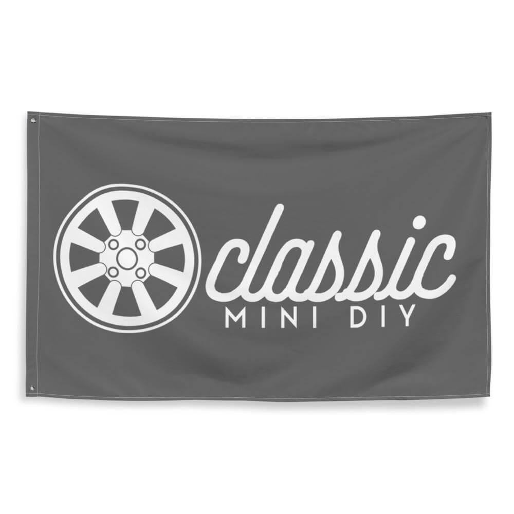 Classic Mini DIY Flag - Grey - Classic Mini DIY