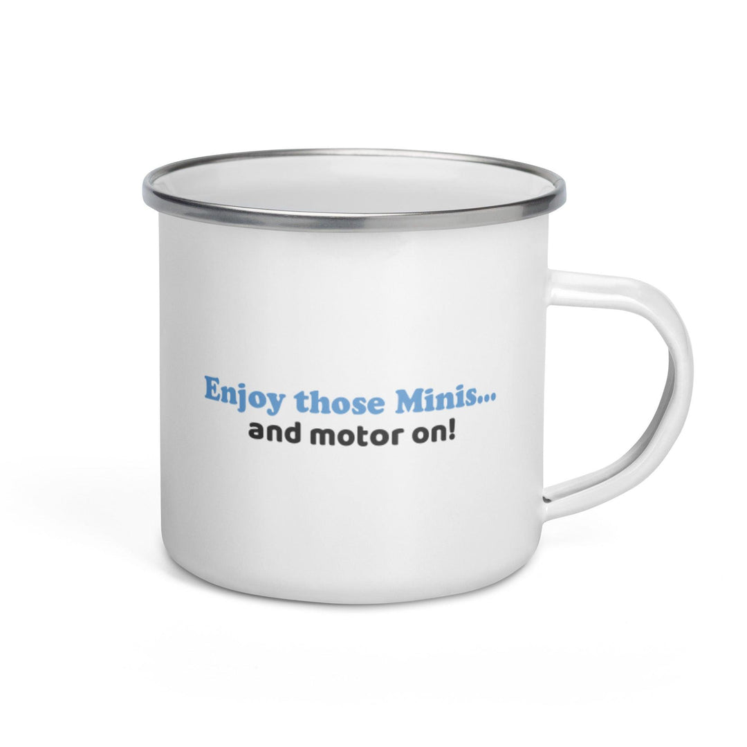 Motor on! - Enamel Mug - Classic Mini DIY