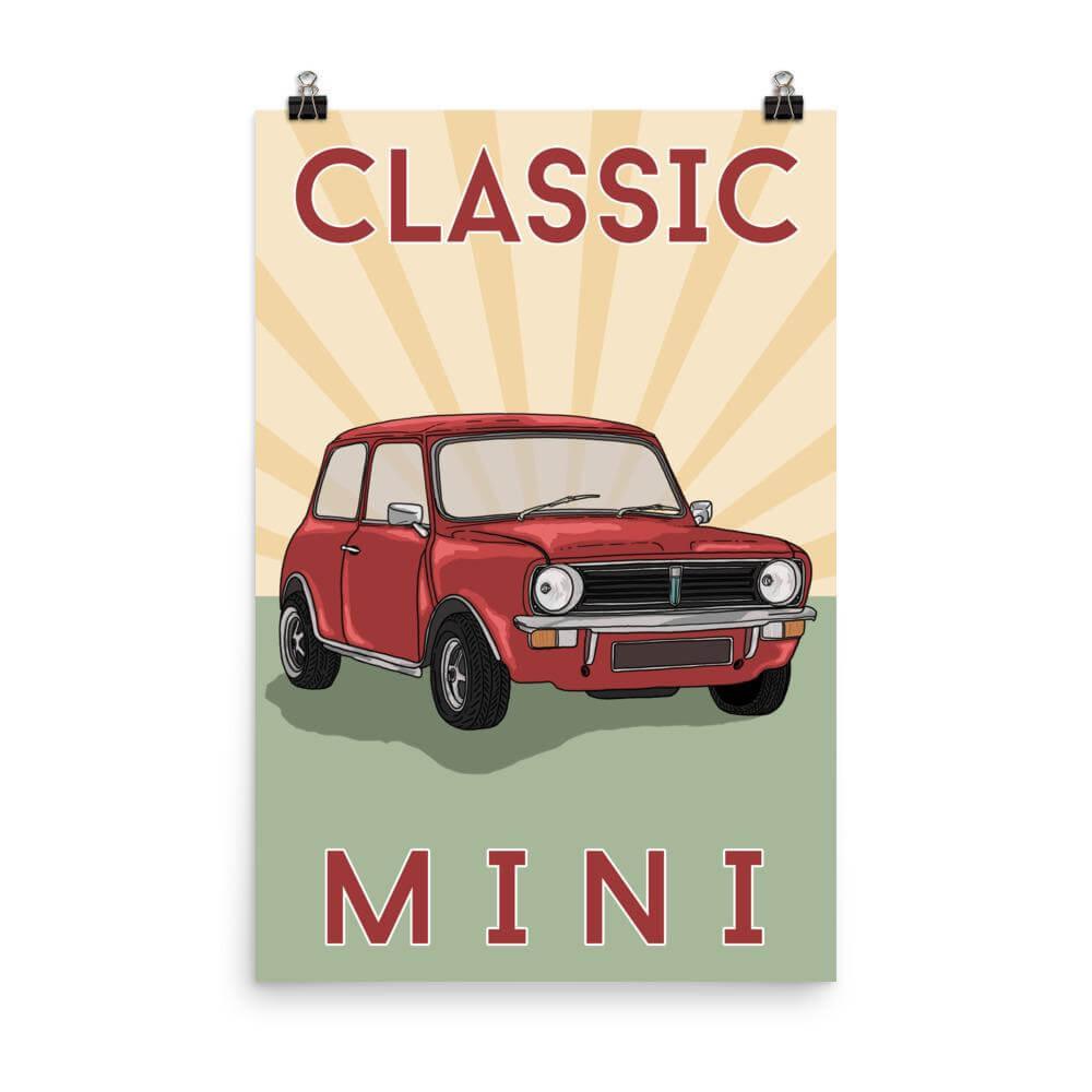 The Classic Mini Clubman Poster - Classic Mini DIY